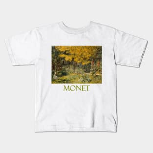 Le Jardin by Claude Monet Kids T-Shirt